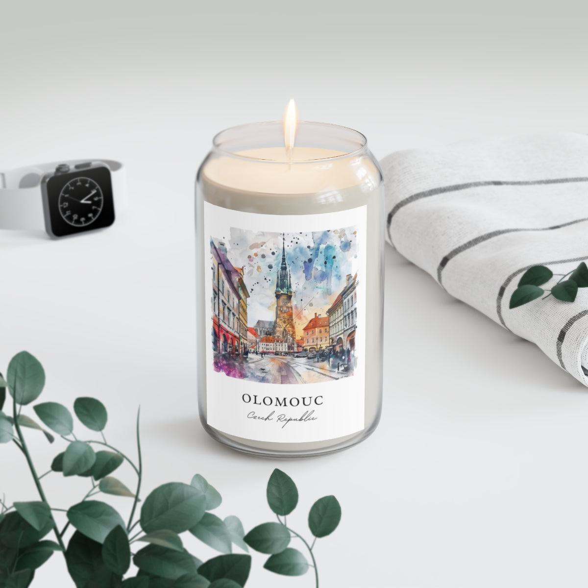 Olomouc, Czech Republic scented soy candle