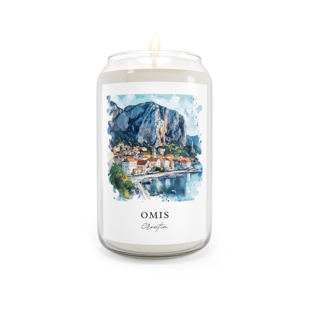 Omis, Croatia scented soy candle