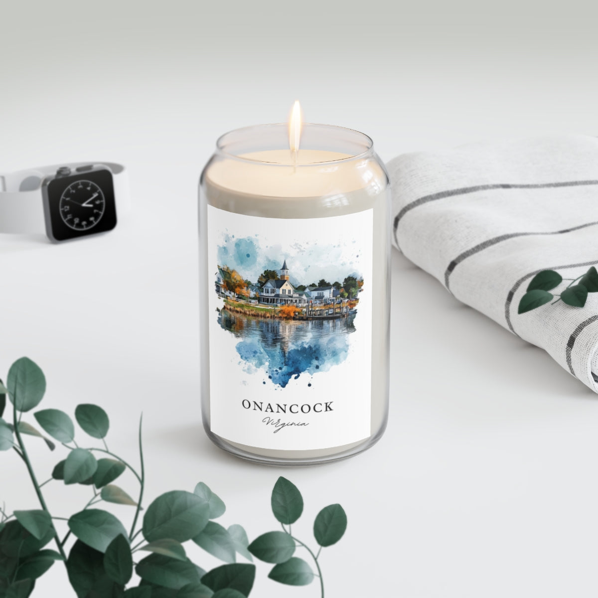 Onancock, Virginia scented soy candle