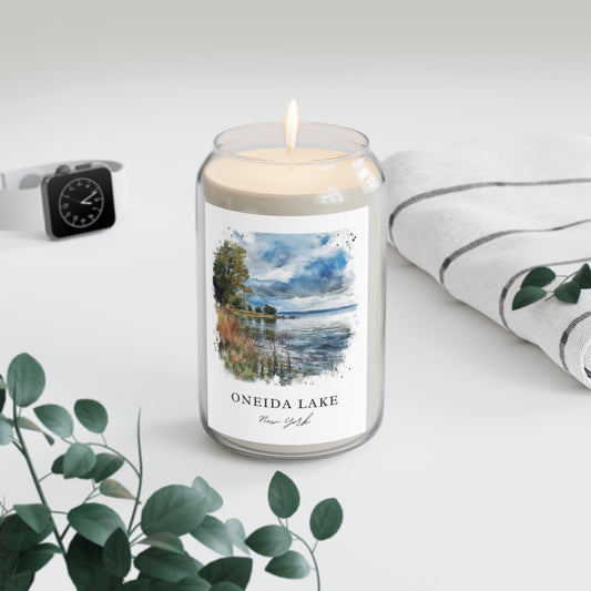 Oneida Lake, New York scented soy candle