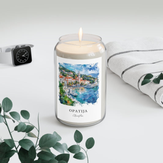 Opatija, Croatia scented soy candle
