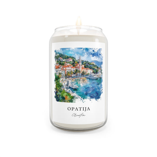 Opatija, Croatia scented soy candle