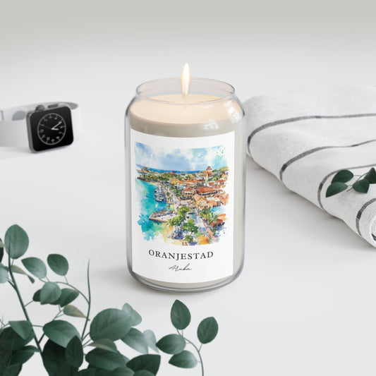 Oranjestad, Aruba scented soy candle