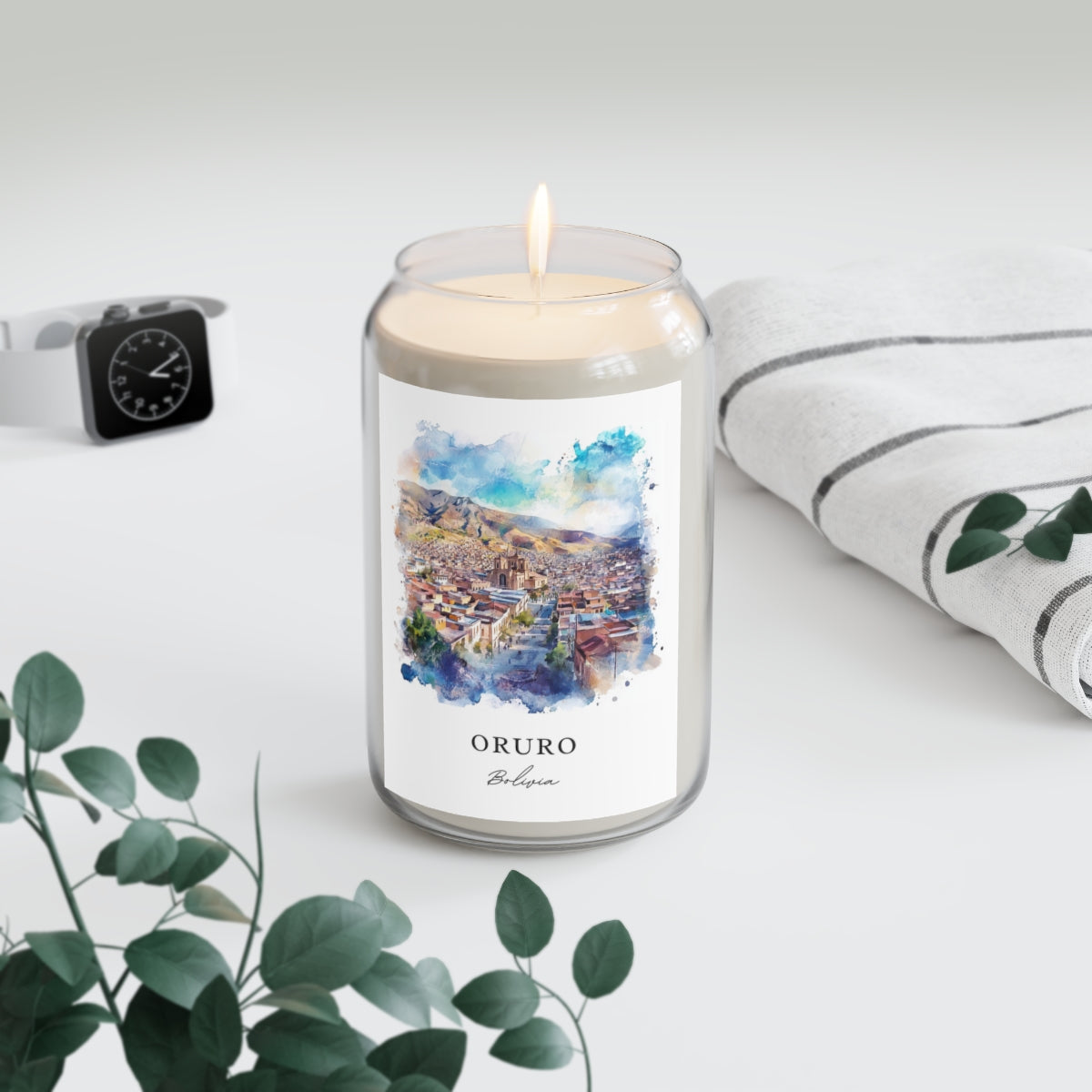 Oruro, Bolivia scented soy candle