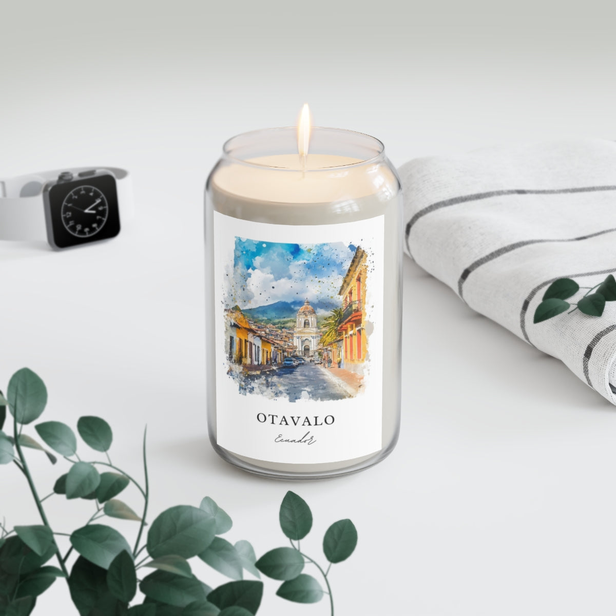 Otavalo, Ecuador scented soy candle