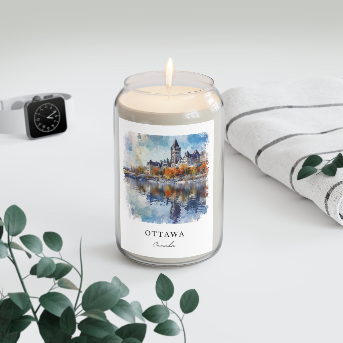 Ottawa, Canada scented soy candle