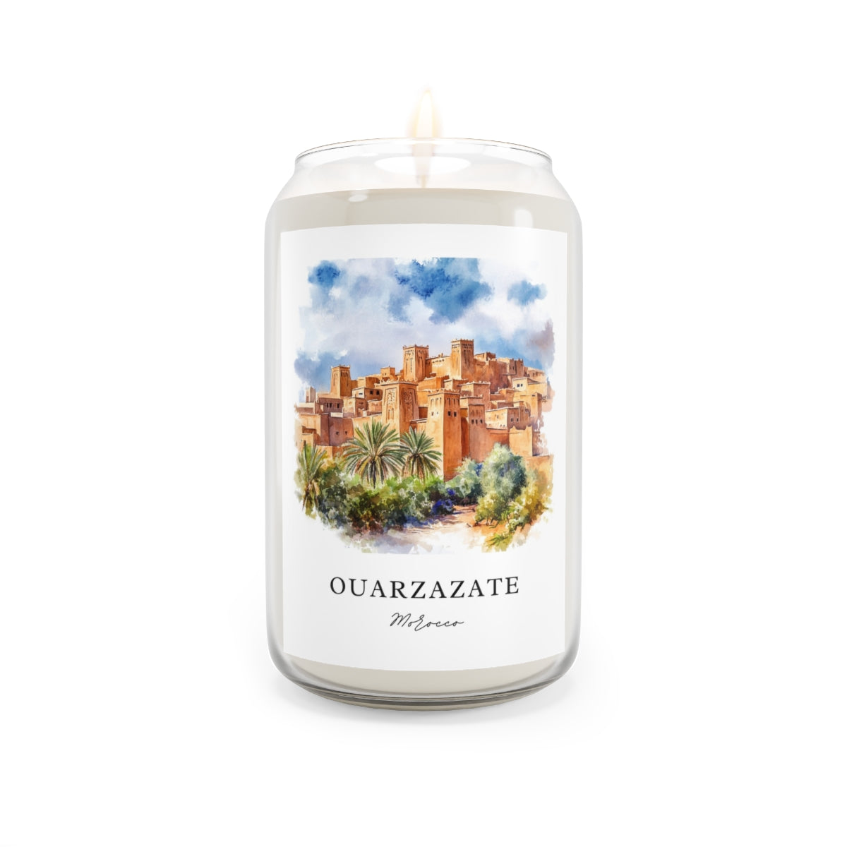 Ouarzazate, Morocco scented soy candle