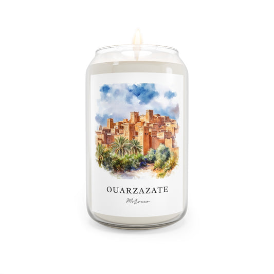 Ouarzazate, Morocco scented soy candle