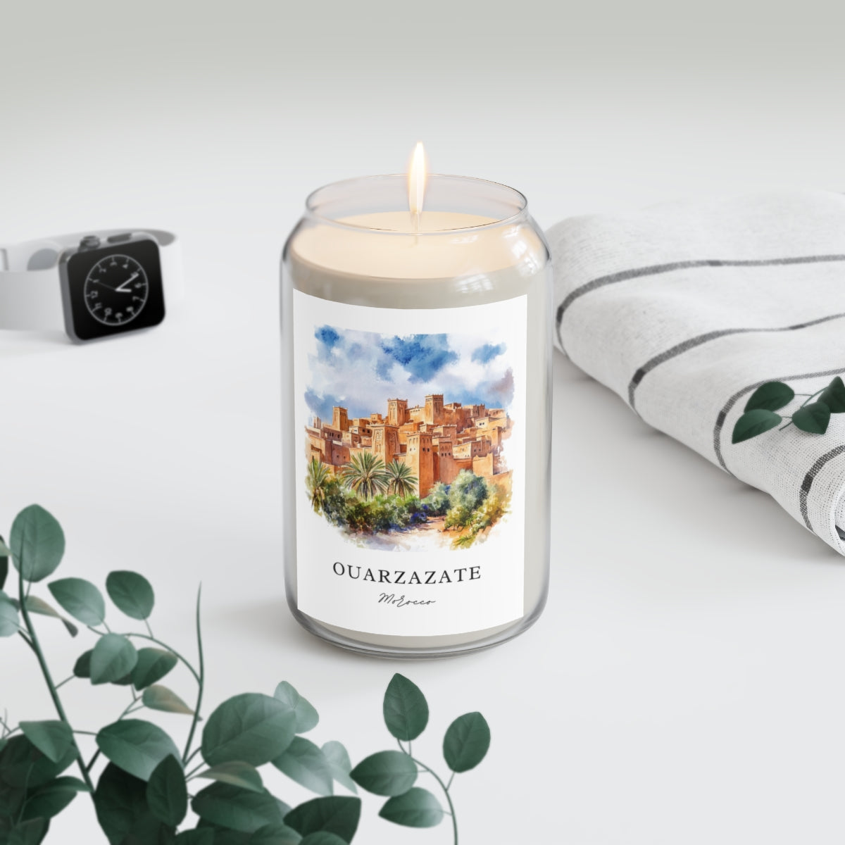Ouarzazate, Morocco scented soy candle