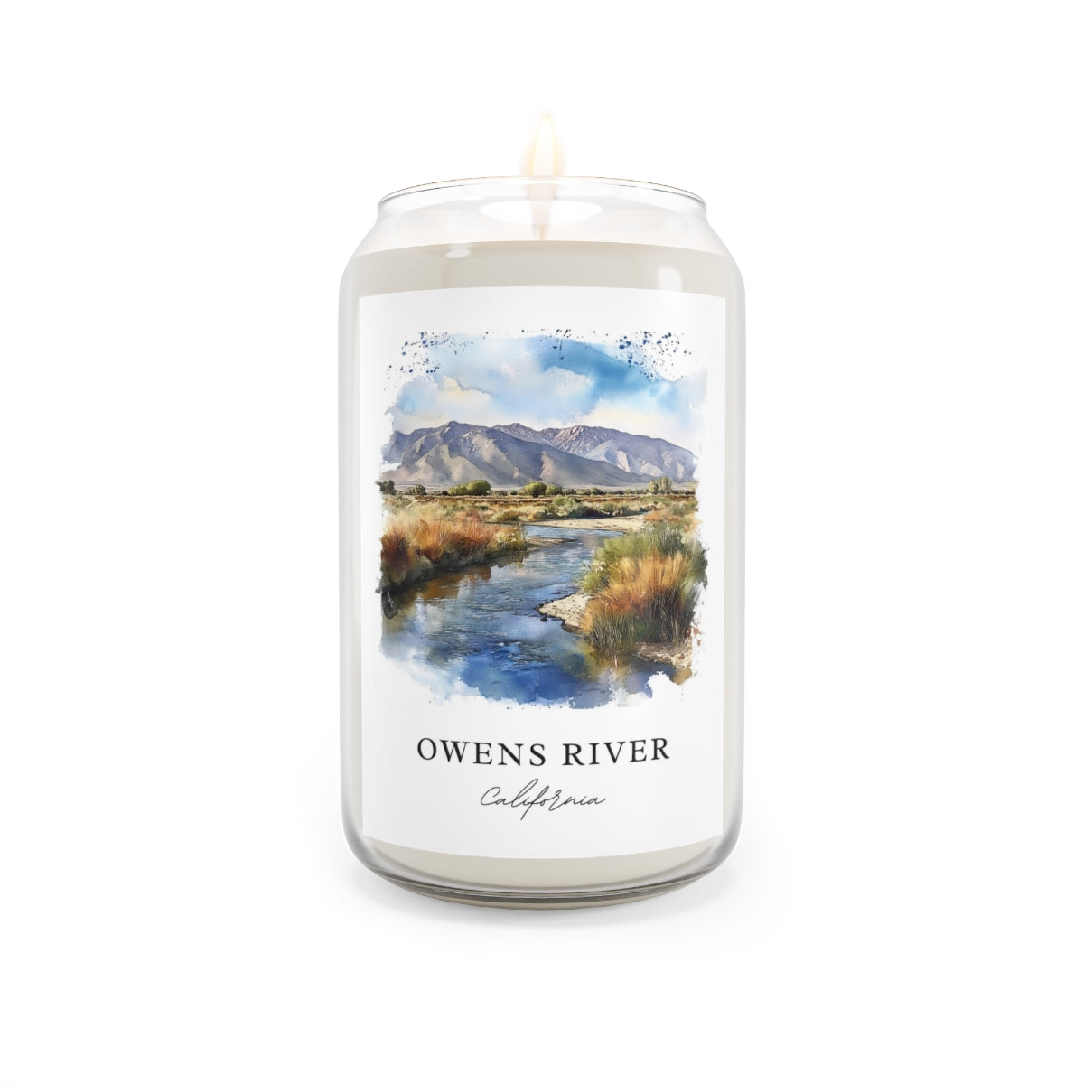 Owens River, California scented soy candle