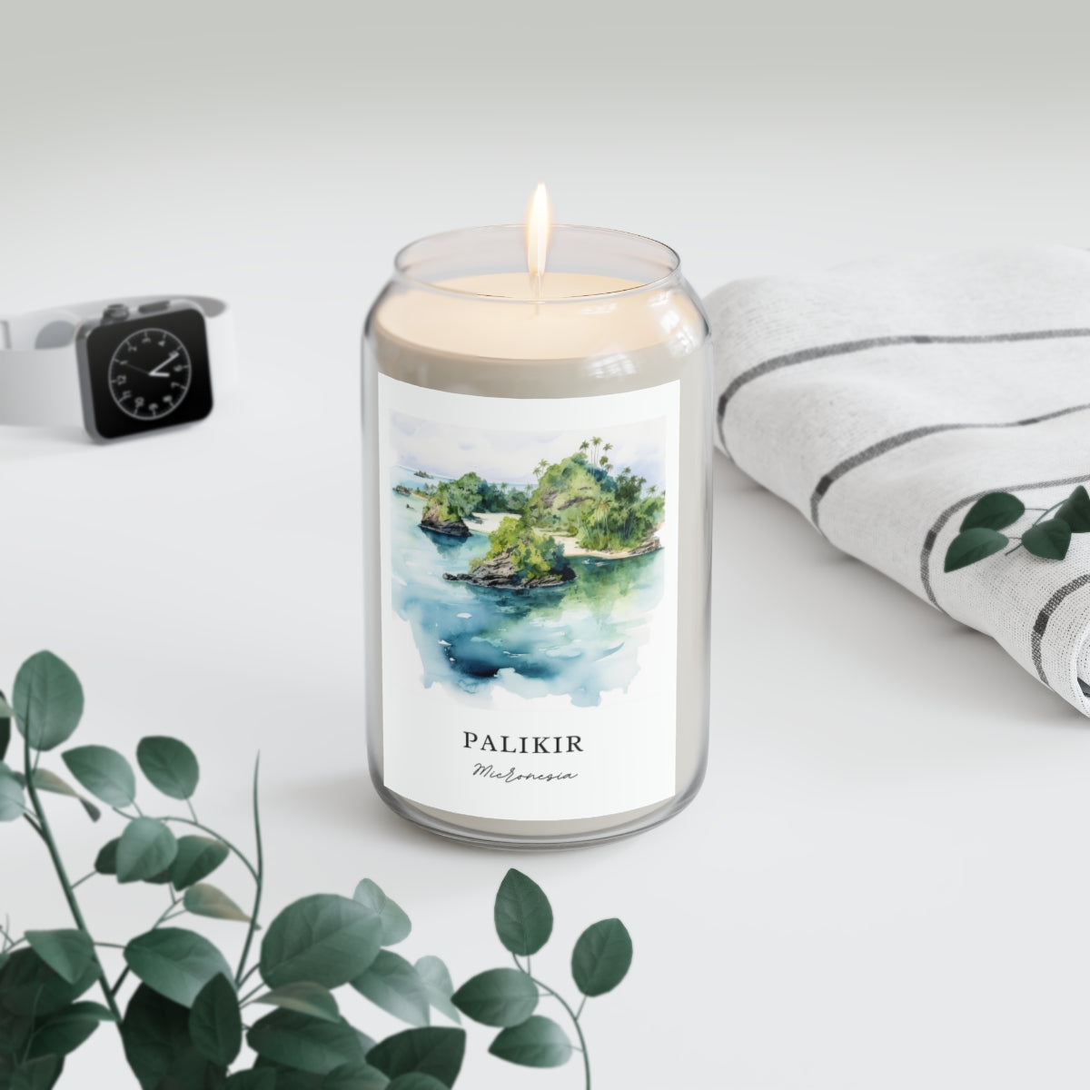 Palikir, Micronesia scented soy candle