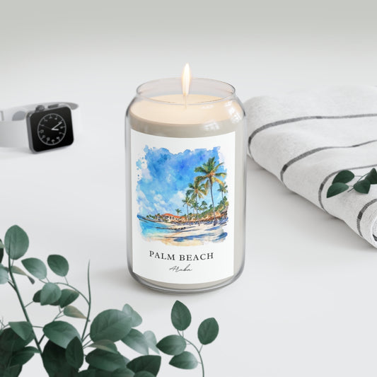 Palm Beach, Aruba scented soy candle