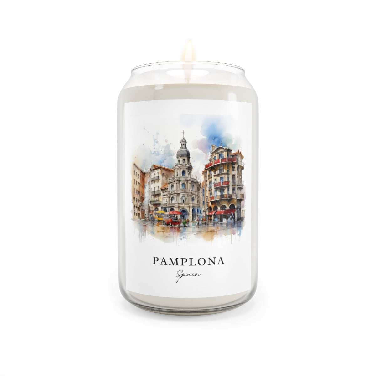 Pamplona, Spain scented soy candle