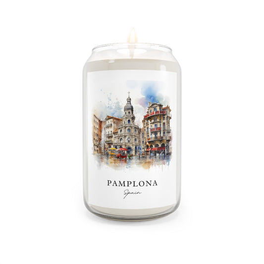 Pamplona, Spain scented soy candle