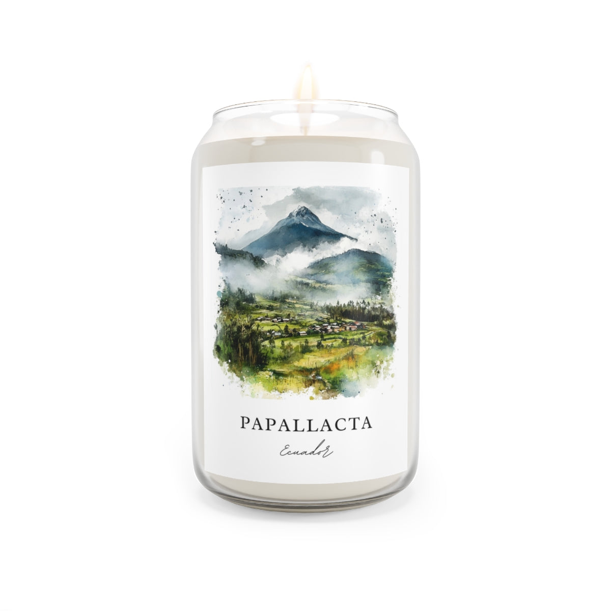 Papallacta, Ecuador scented soy candle