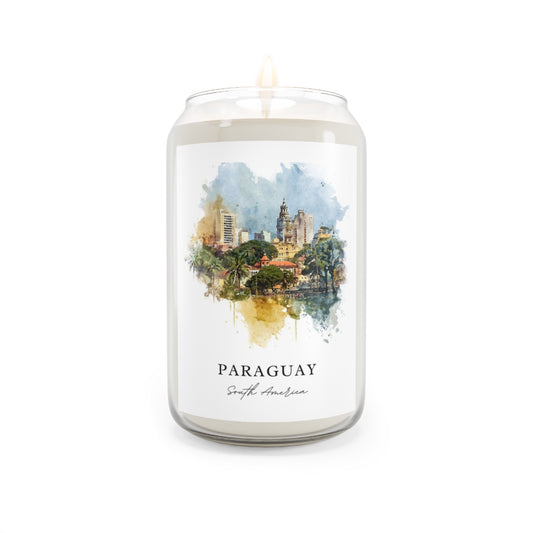 Paraguay, South America scented soy candle