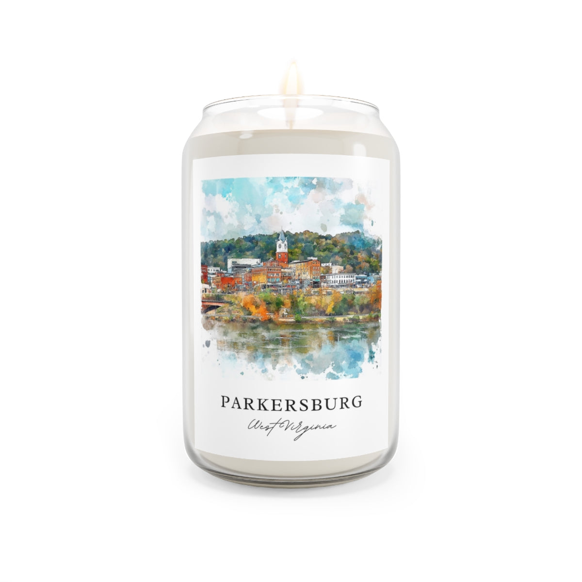 Parkersburg, West Virginia scented soy candle