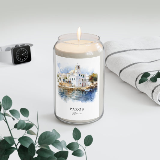 Paros, Greece scented soy candle