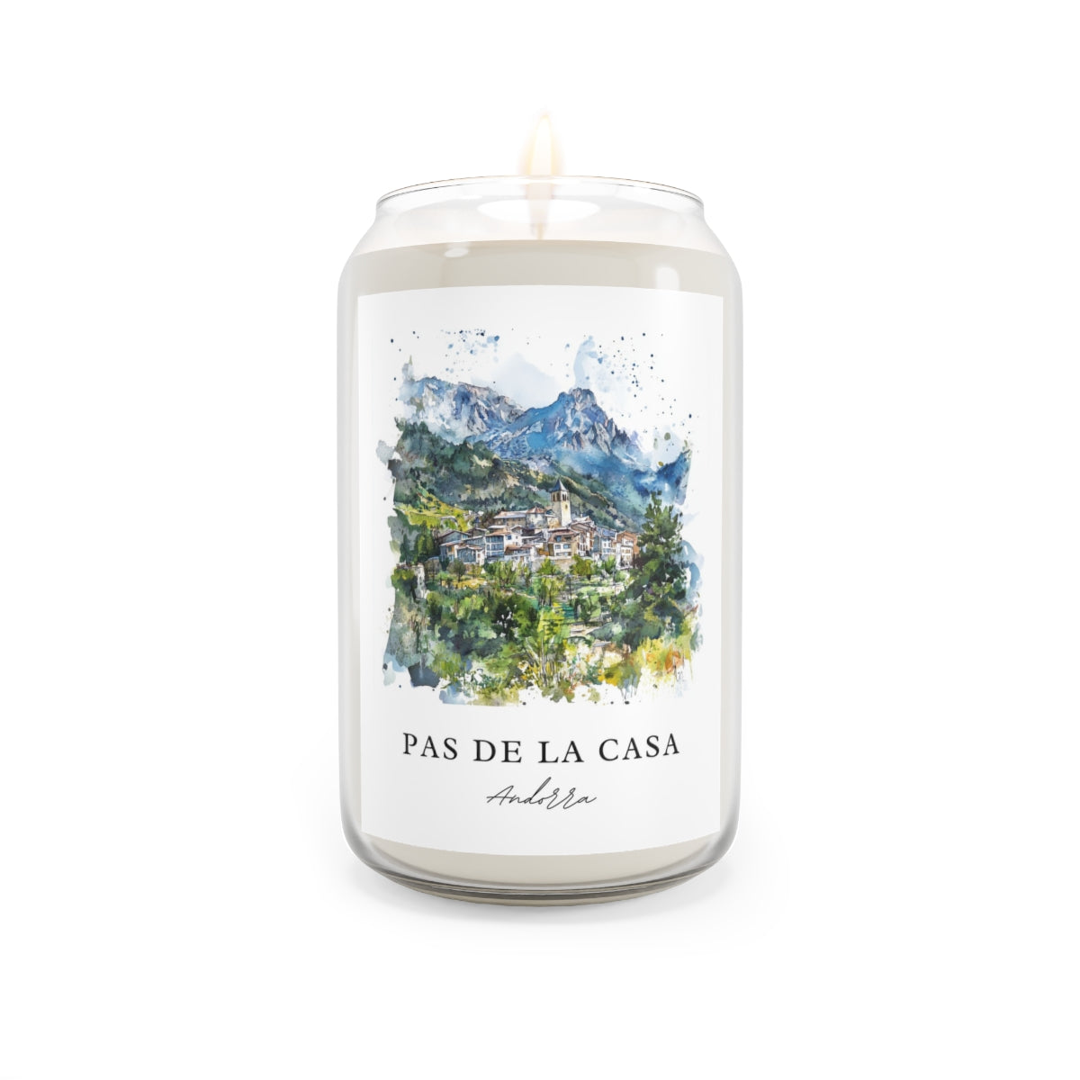 Pas De La Casa, Andorra scented soy candle