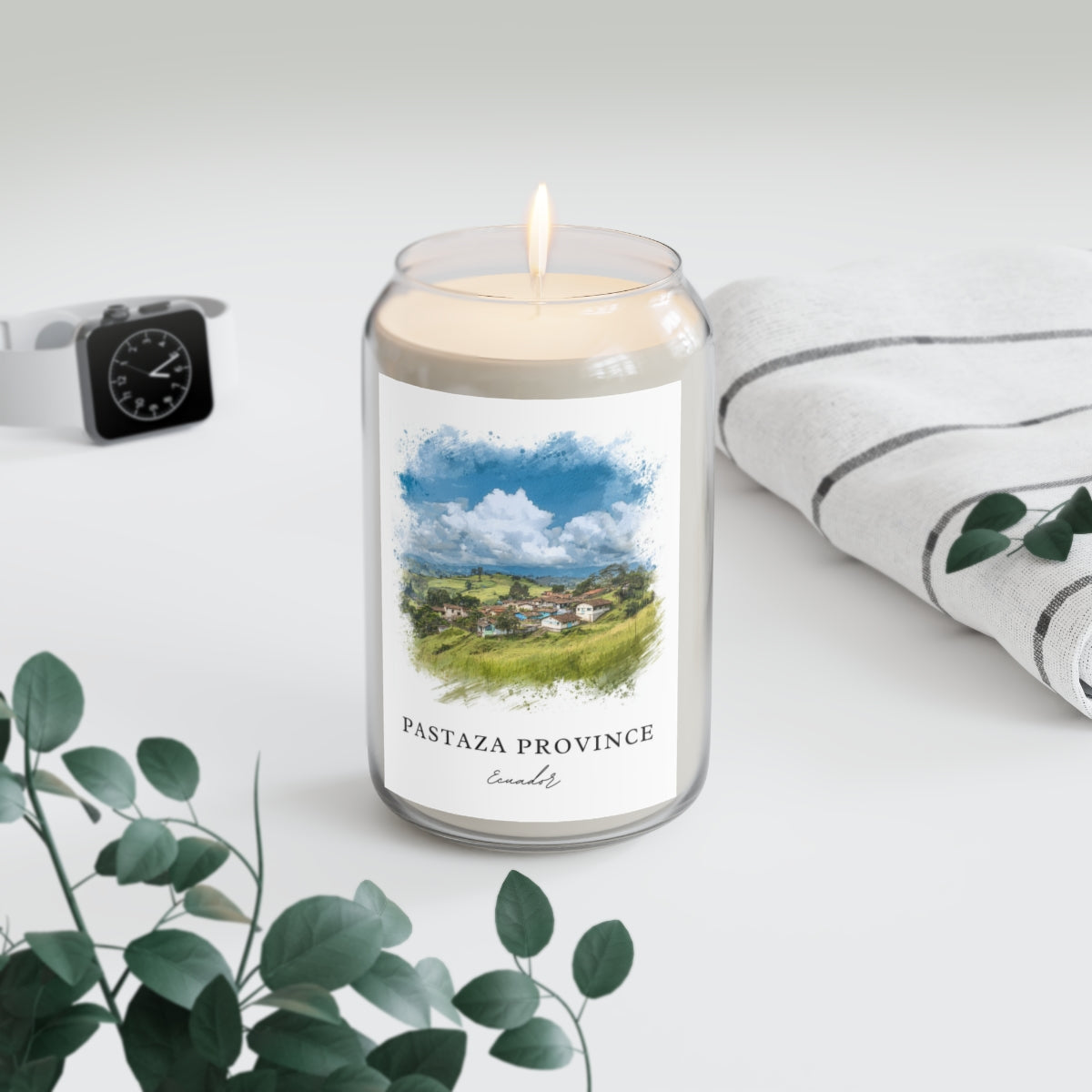 Pastaza Province, Ecuador scented soy candle