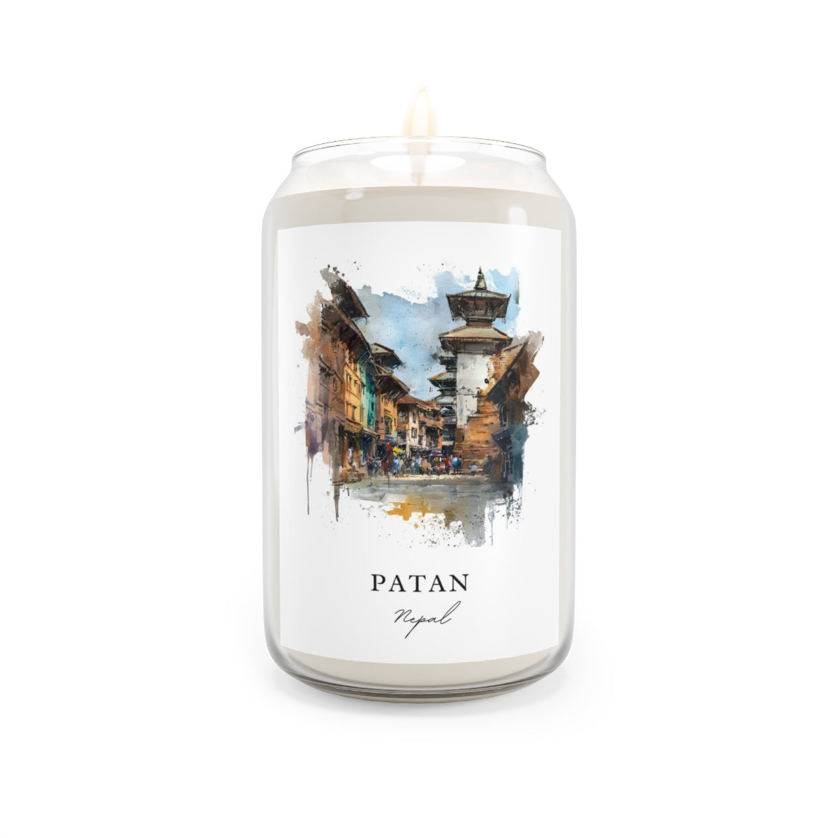 Patan, Nepal scented soy candle