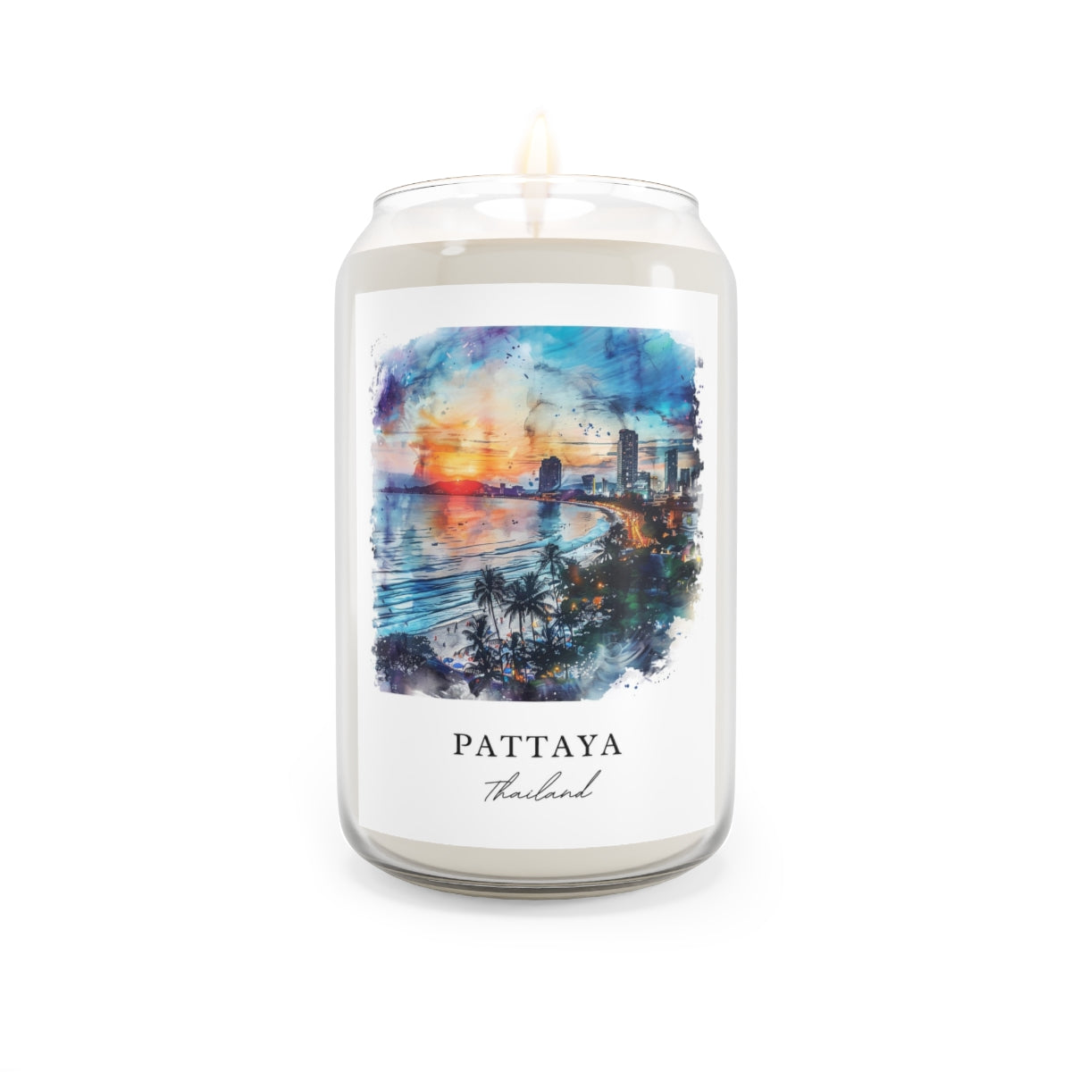 Pattaya, Thailand scented soy candle