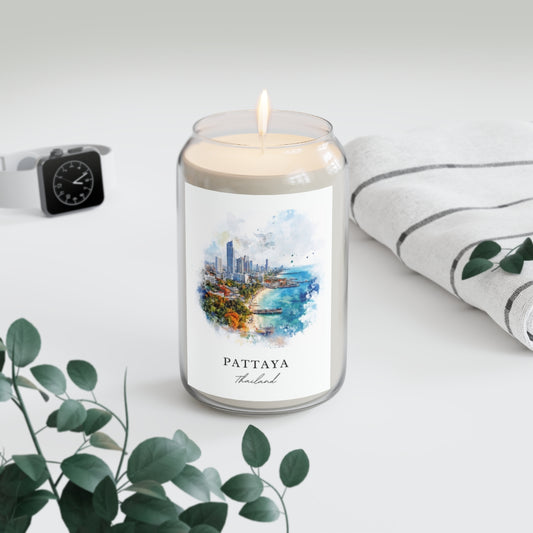 Pattaya, Thailand scented soy candle