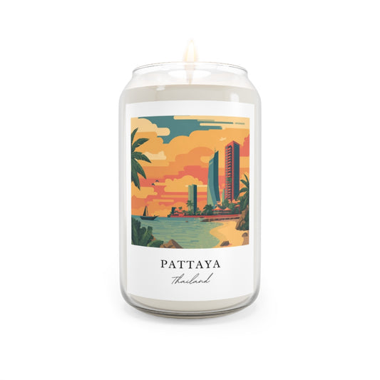 Pattaya, Thailand scented soy candle