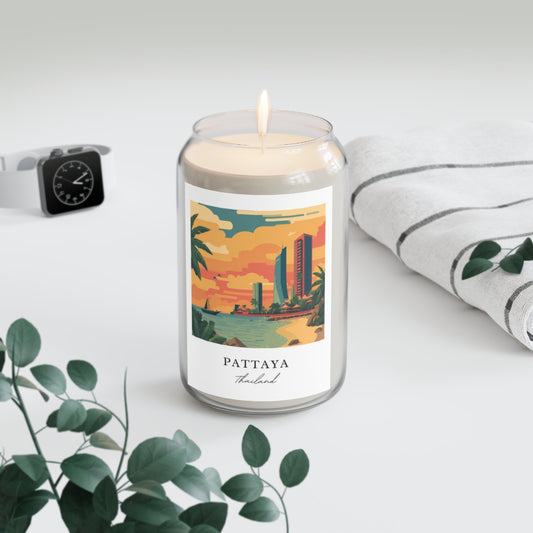 Pattaya, Thailand scented soy candle
