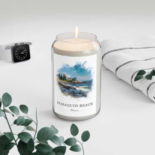 Pemaquid Beach, Maine scented soy candle