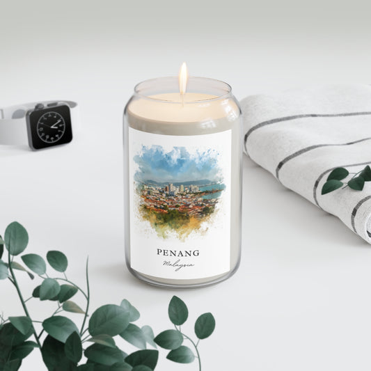 Penang, Malaysia scented soy candle