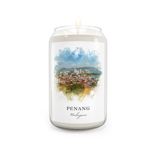 Penang, Malaysia scented soy candle