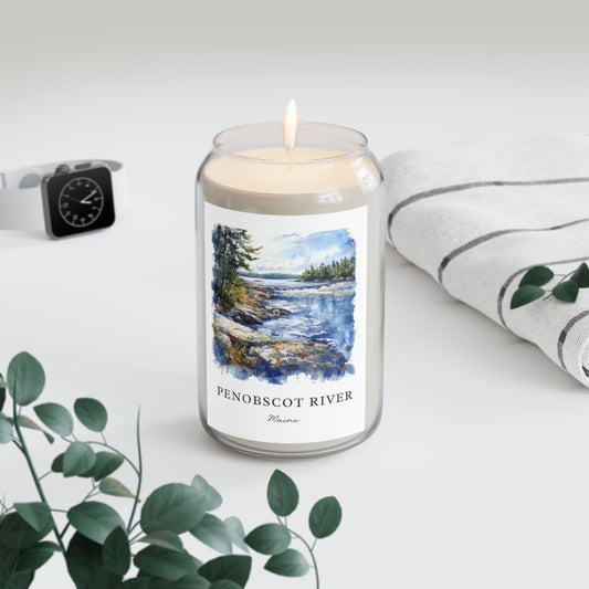Penobscot River, Maine scented soy candle