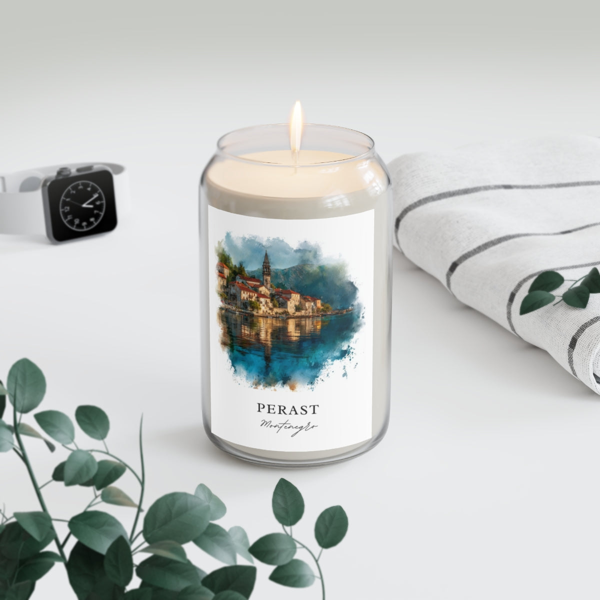 Perast, Montenegro scented soy candle