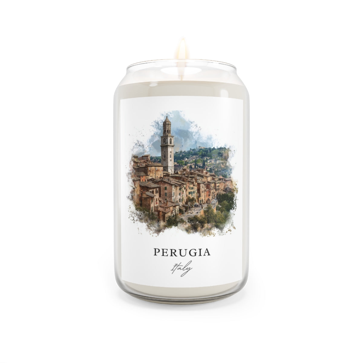 Perugia, Italy scented soy candle