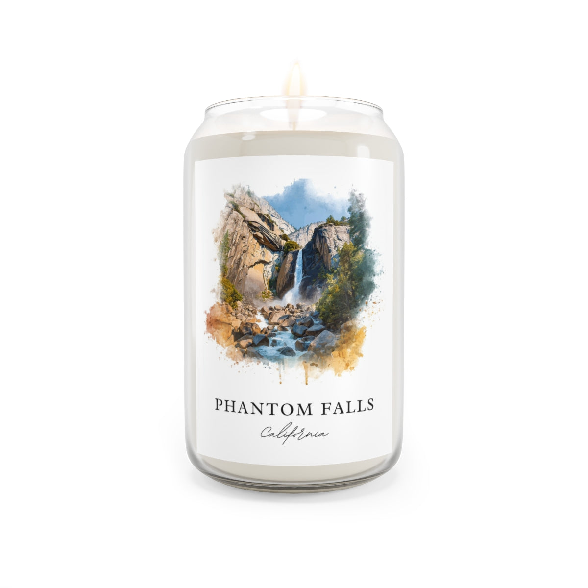 Phantom Falls, California scented soy candle