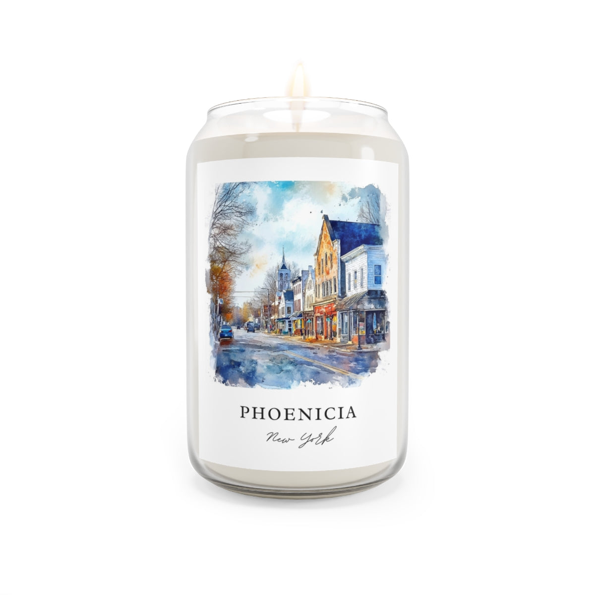 Phoenicia, New York scented soy candle