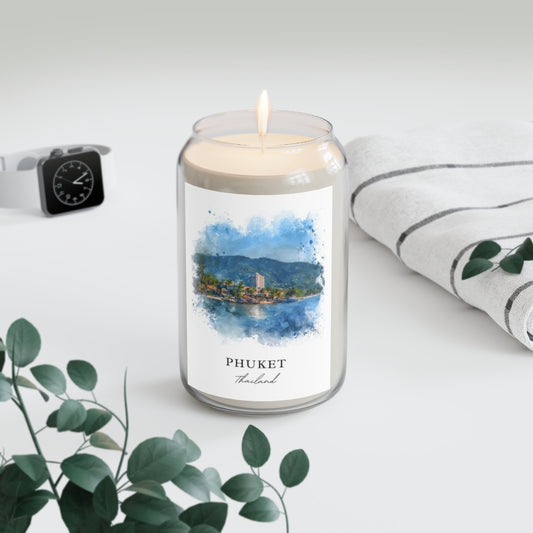 Phuket, Thailand scented soy candle