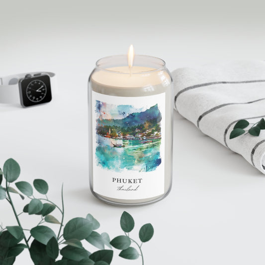 Phuket, Thailand scented soy candle