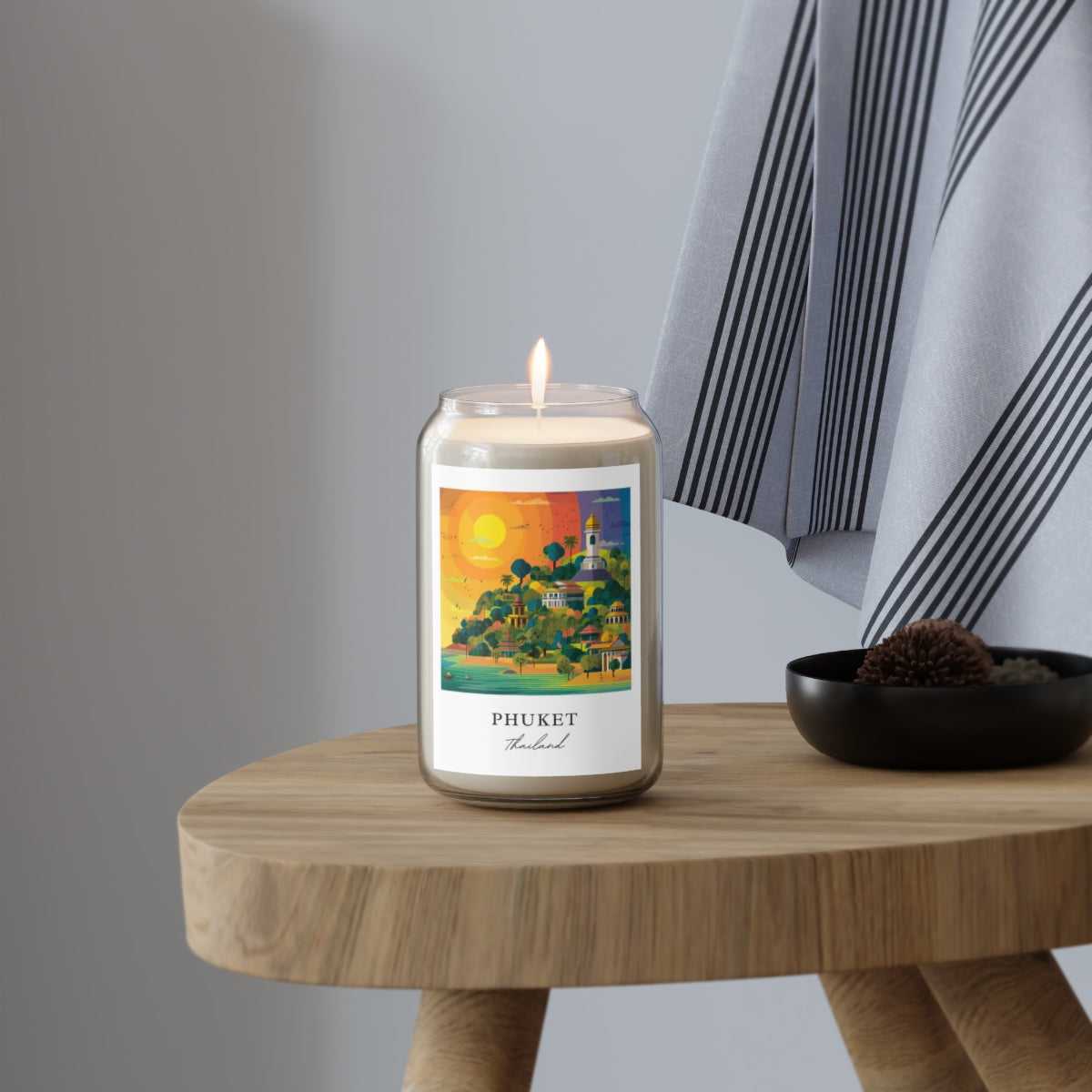 Phuket, Thailand scented soy candle
