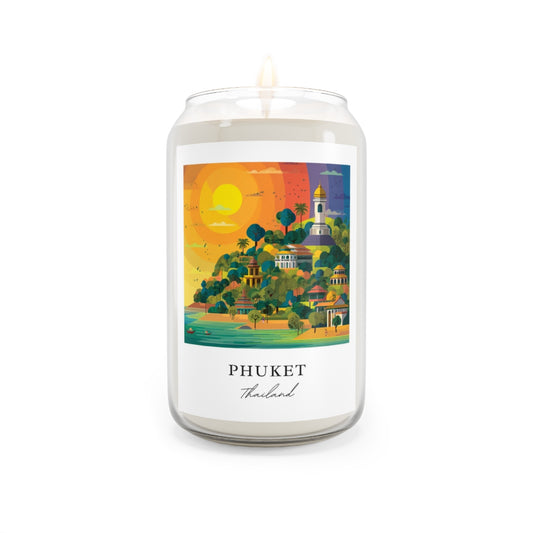 Phuket, Thailand scented soy candle