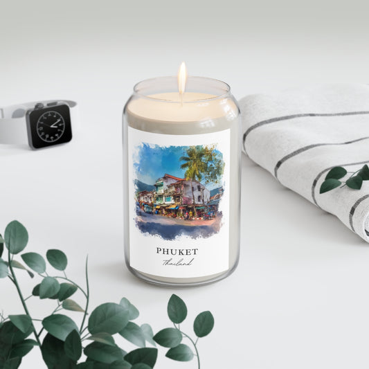 Phuket, Thailand scented soy candle