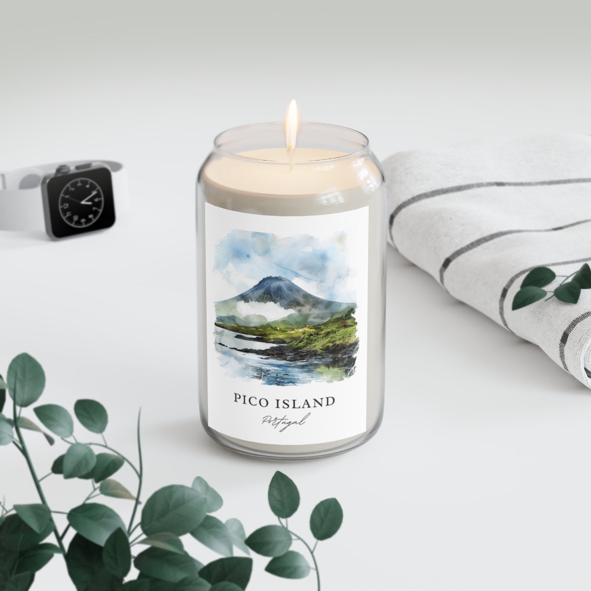 Pico Island, Portugal scented soy candle