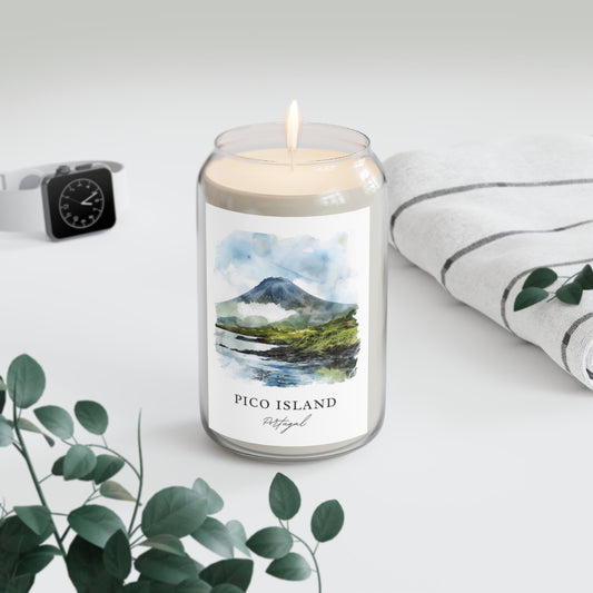 Pico Island, Portugal scented soy candle