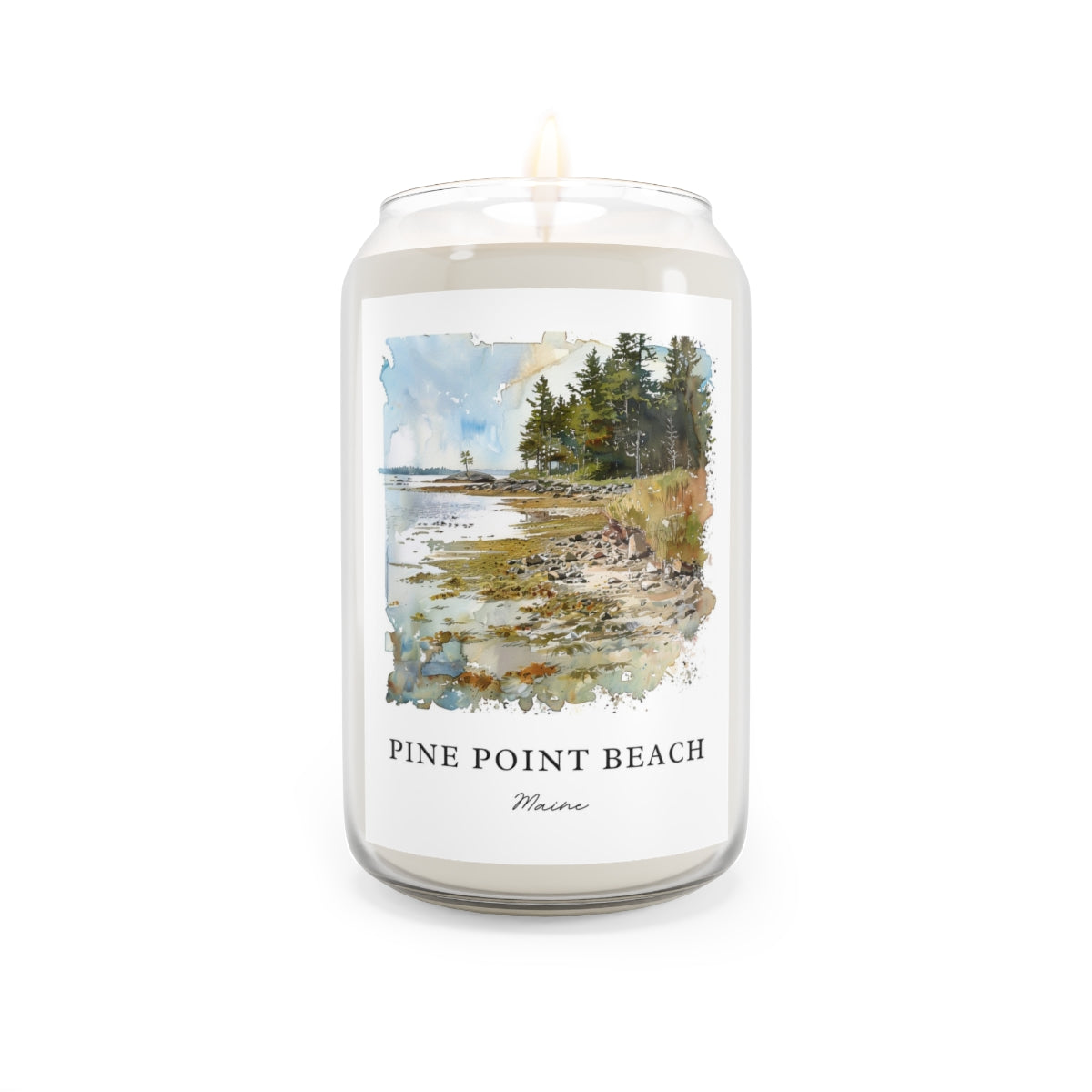 Pine Point Beach, Maine scented soy candle