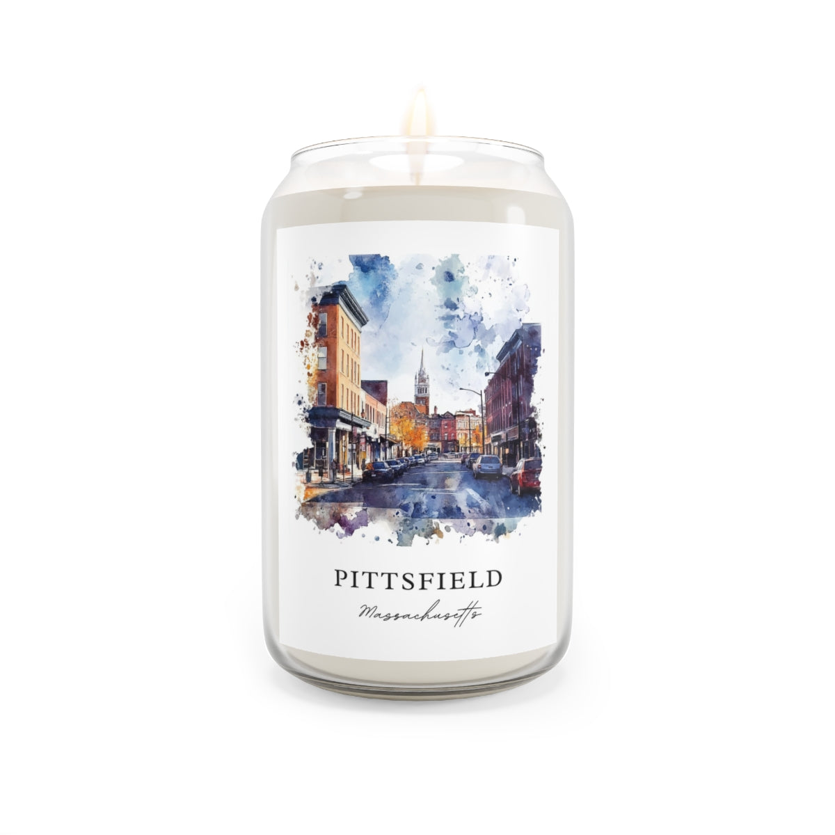 Pittsfield, Massachusetts scented soy candle