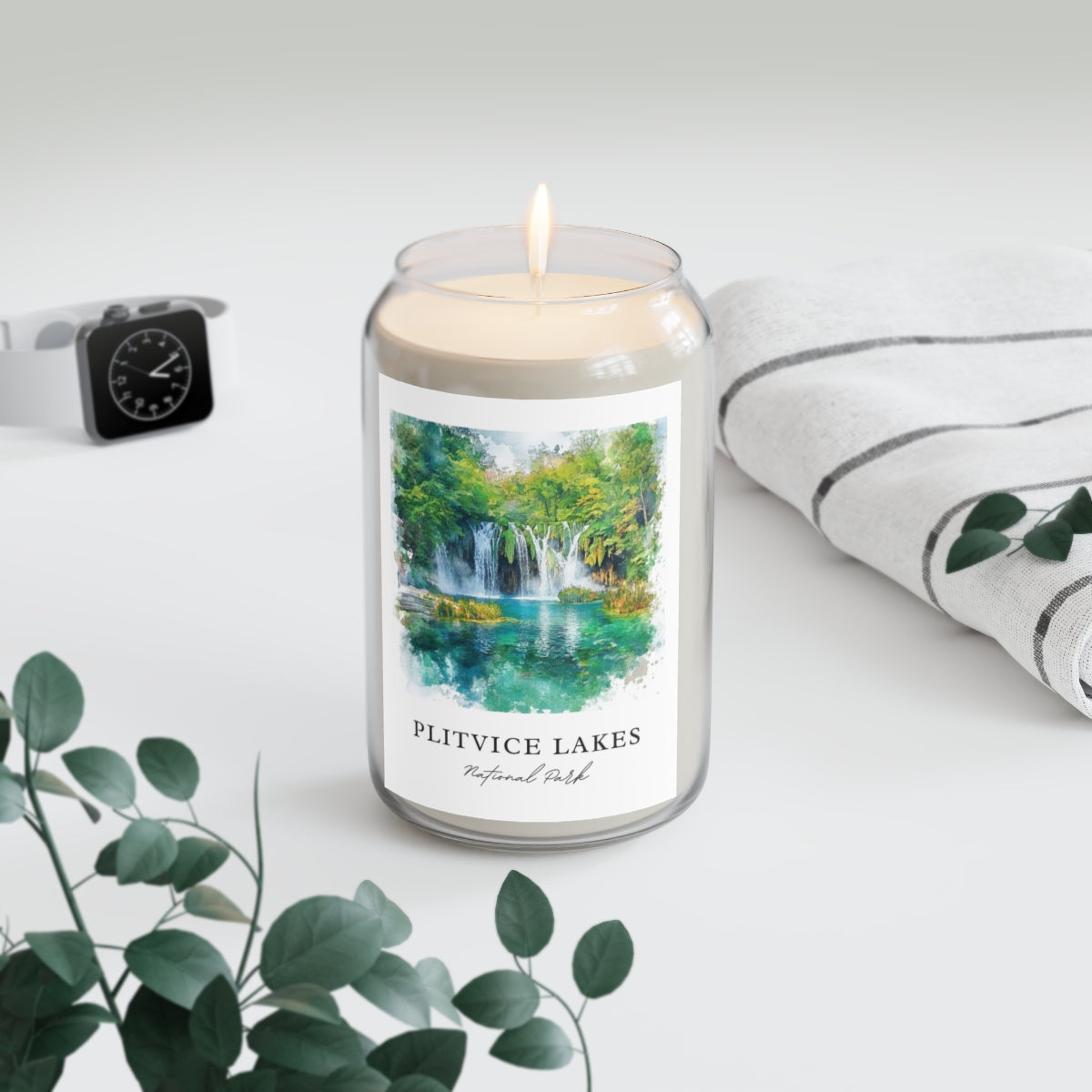 Plitvice Lakes, National Park scented soy candle