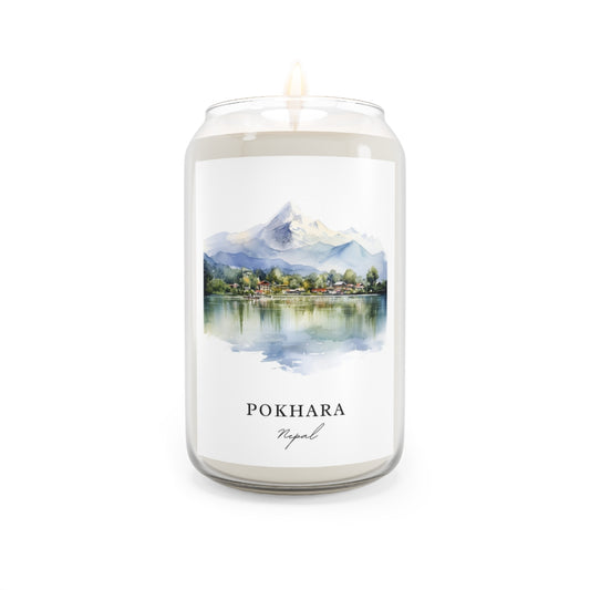 Pokhara, Nepal scented soy candle
