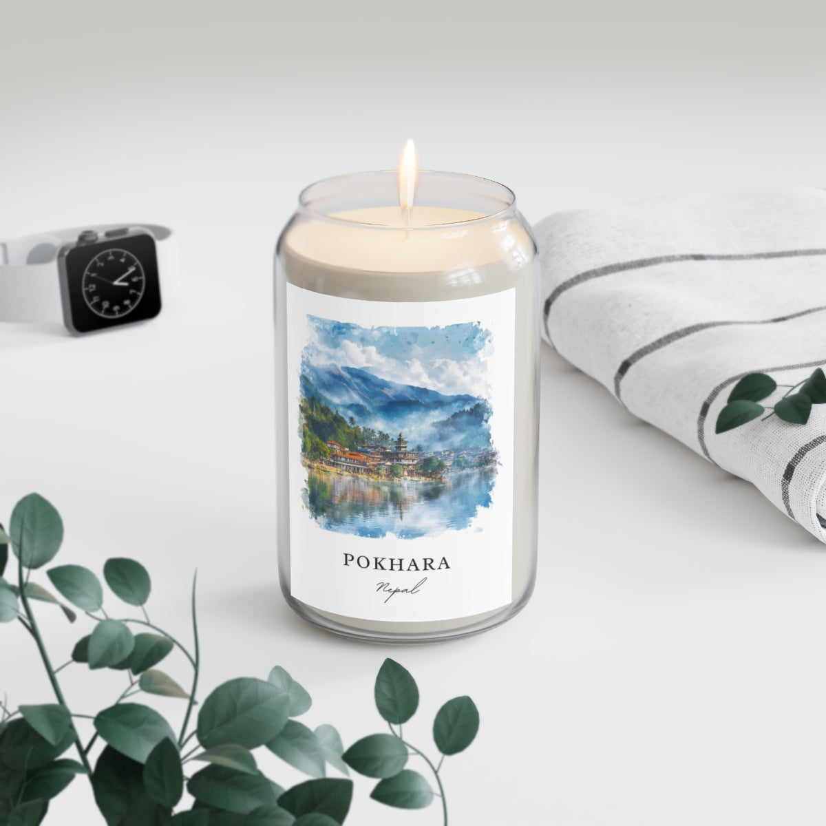 Pokhara, Nepal scented soy candle