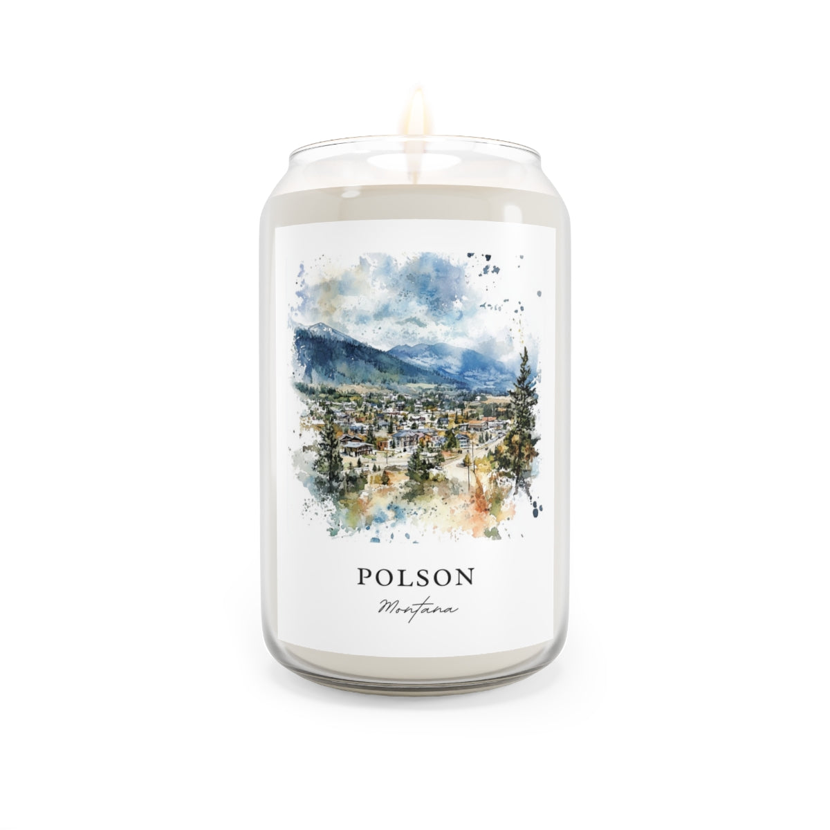 Polson, Montana scented soy candle